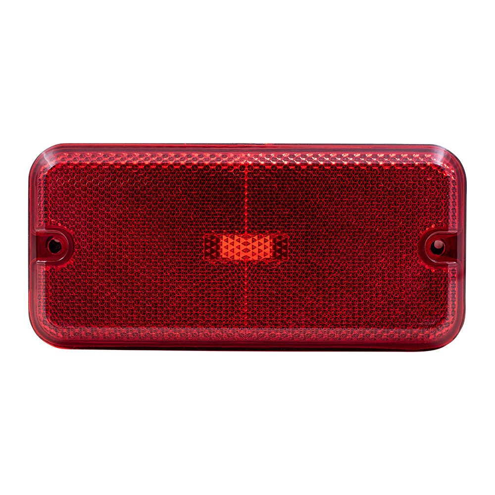 Brock Replacement Rear Signal Side Marker Light Compatible with 1985-1996 G/P Van Early Design 5977809