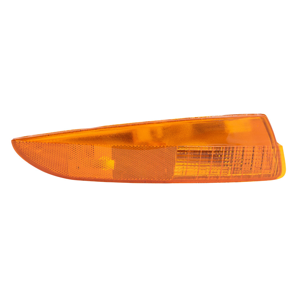Brock Replacement Driver and Passenger Set Park Signal Side Marker Lights Compatible with 1993-2002 Camaro 5978551 5978552