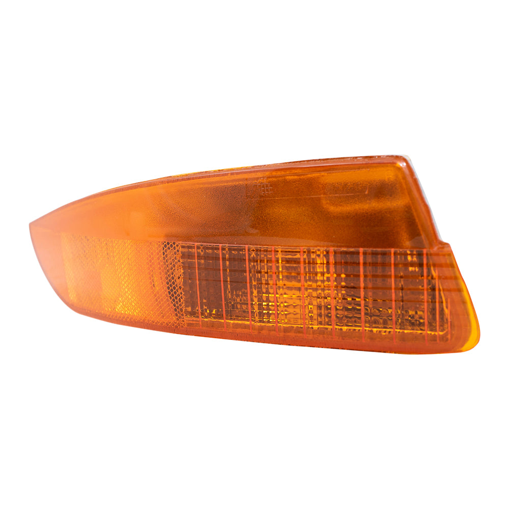 Brock Replacement Driver and Passenger Set Park Signal Side Marker Lights Compatible with 1993-2002 Camaro 5978551 5978552