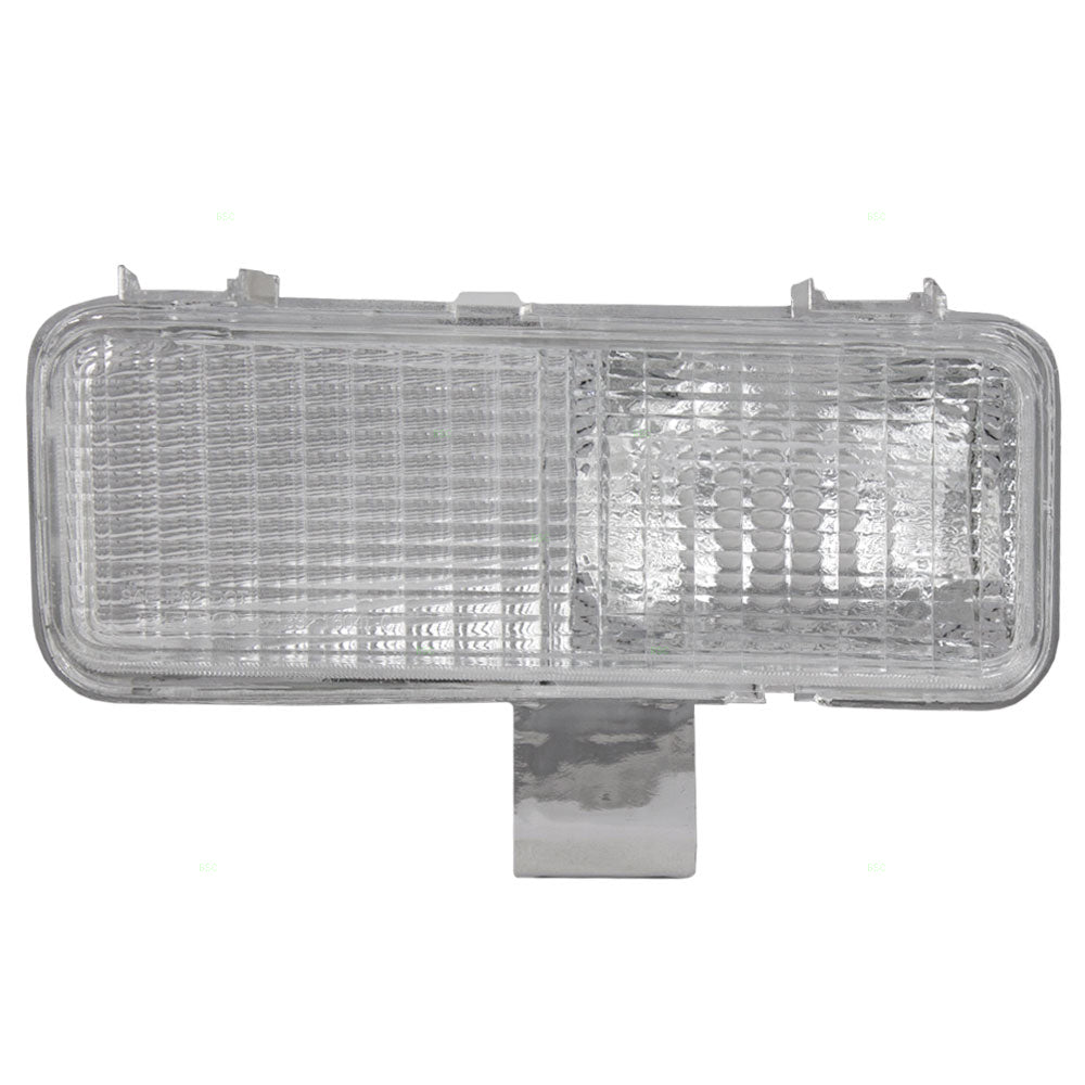 Brock Replacement Driver Park Signal Front Marker Light Compatible with 1981-1982 C/K Pickup Truck Suburban Blazer Jimmy 915451