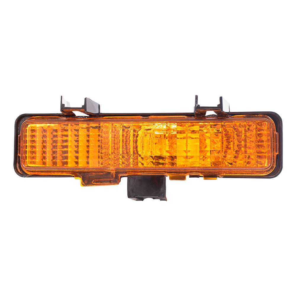 Brock Replacement Driver Park Signal Front Marker Light Compatible with 1982-1993 S10 S15 Pickup Truck 5976643