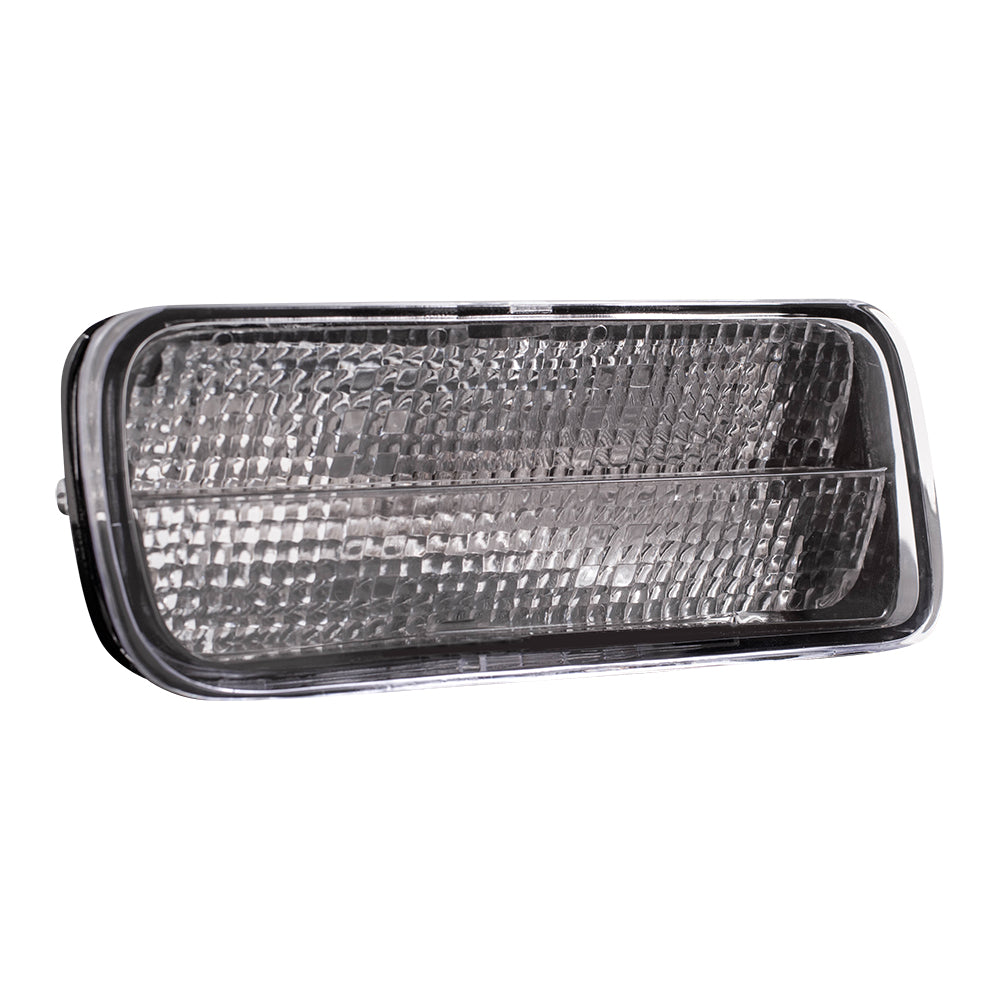 Brock Replacement Driver and Passenger Side Park Signal Marker Light Units Compatible with 1985-1987 Camaro Z28 & 1988-1992 Camaro