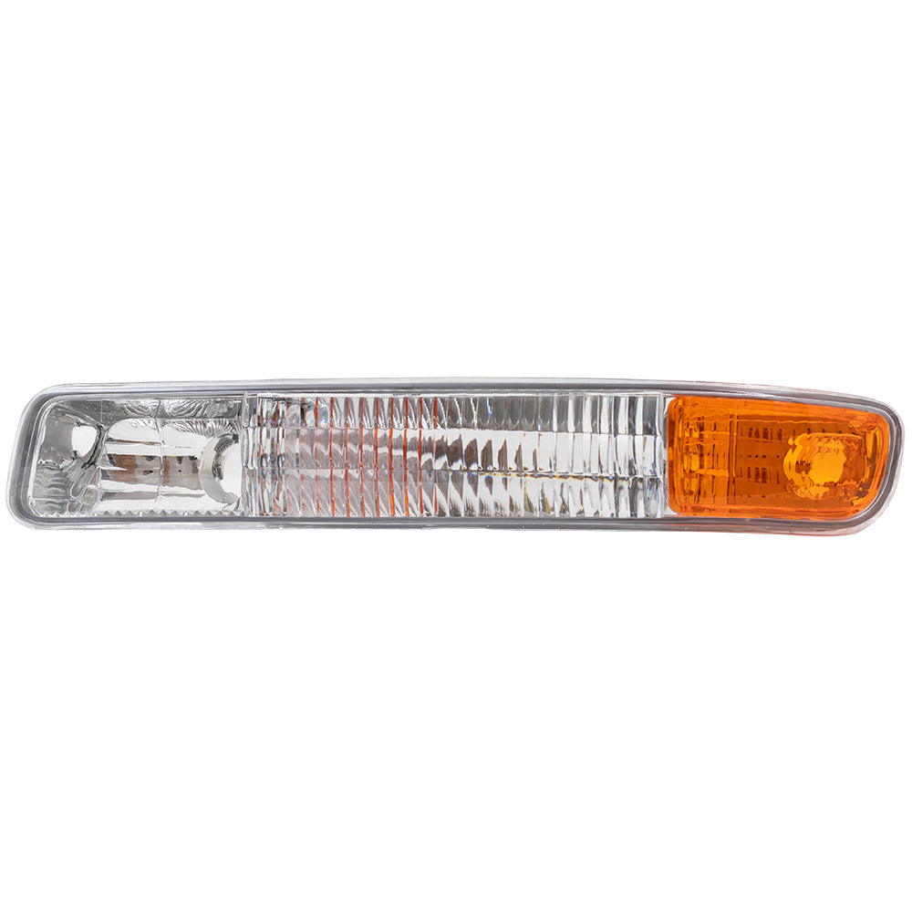 Brock Replacement Driver Park Signal Front Marker Light Compatible with 1999-2007 Sierra Pickup Truck 2000-2006 Yukon & Yukon XL 15199560