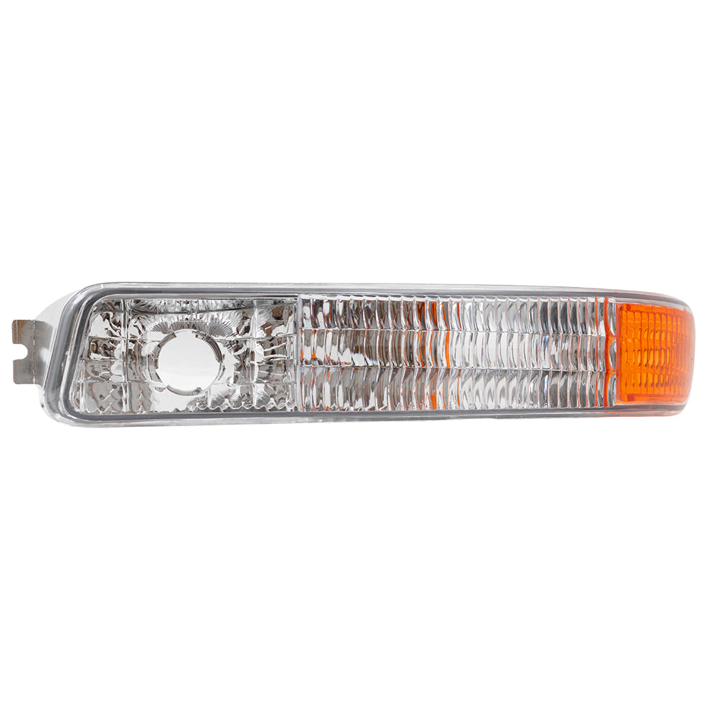 Brock Replacement Driver Park Signal Front Marker Light Compatible with 1999-2007 Sierra Pickup Truck 2000-2006 Yukon & Yukon XL 15199560