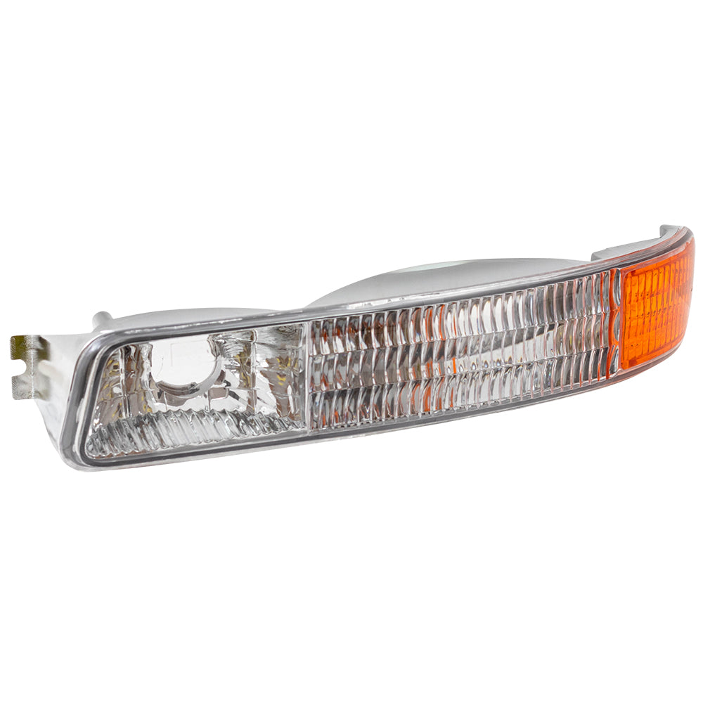 Brock Replacement Driver Park Signal Front Marker Light Compatible with 1999-2007 Sierra Pickup Truck 2000-2006 Yukon & Yukon XL 15199560