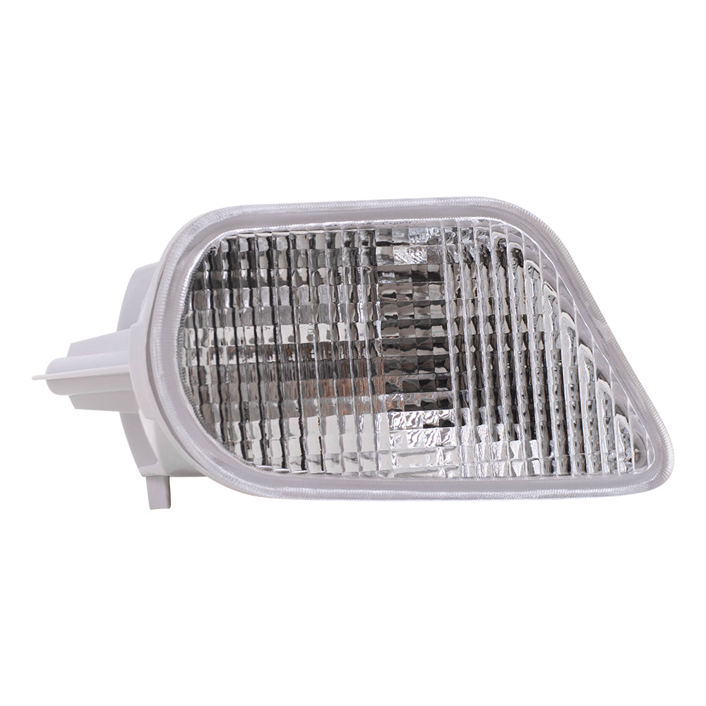 Brock Replacement Driver and Passenger Set Park Signal Front Marker Lights Compatible with 1998-2002 Trans Am 10301405 10301404