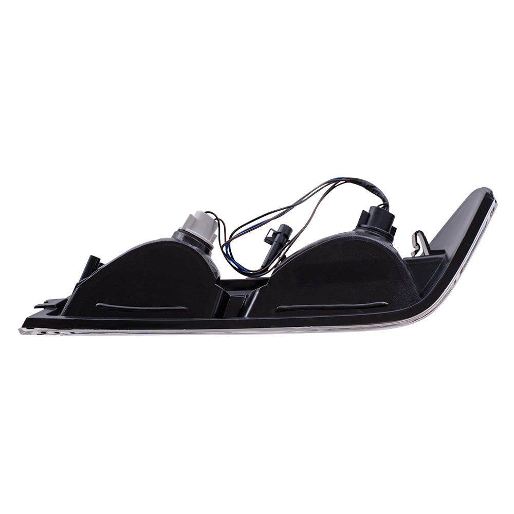 Brock Replacement Driver and Passenger Set Park Signal Side Marker Light Compatible with 2005-2008 Colorado Pickup Truck