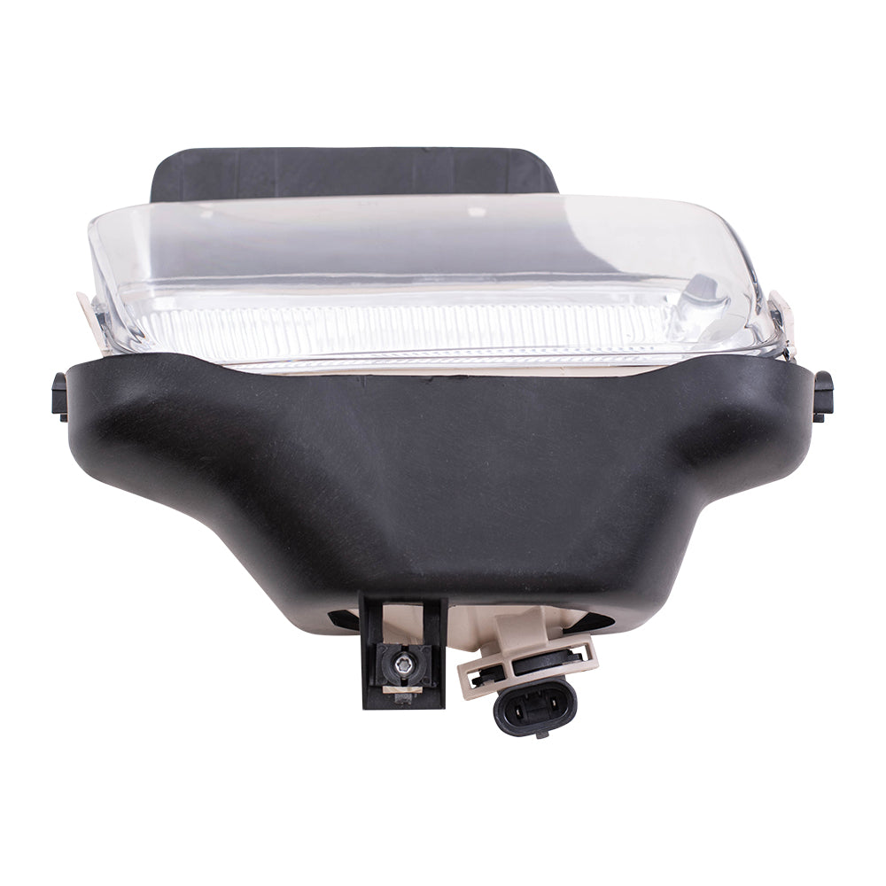 Brock Replacement Driver and Passenger Set Fog Lights Compatible with 2003-2004 Silverado Avalanche Pickup Truck 15190982 15190983