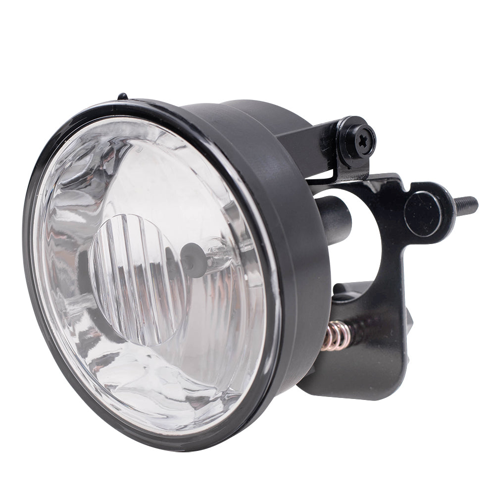 Brock Replacement Driver and Passenger Set Round Fog Lights Compatible with 2000-2006 Tahoe Suburban Z71 16530218