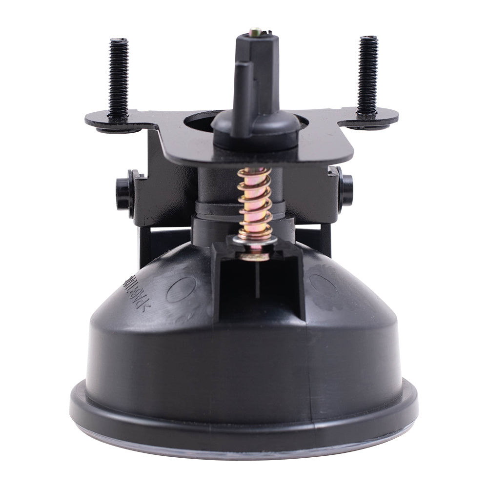 Brock Replacement Driver and Passenger Set Round Fog Lights Compatible with 2000-2006 Tahoe Suburban Z71 16530218