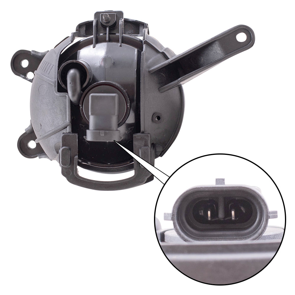 Brock Replacement Passenger Fog Light Compatible with 2011-2014 Cruze 95169825