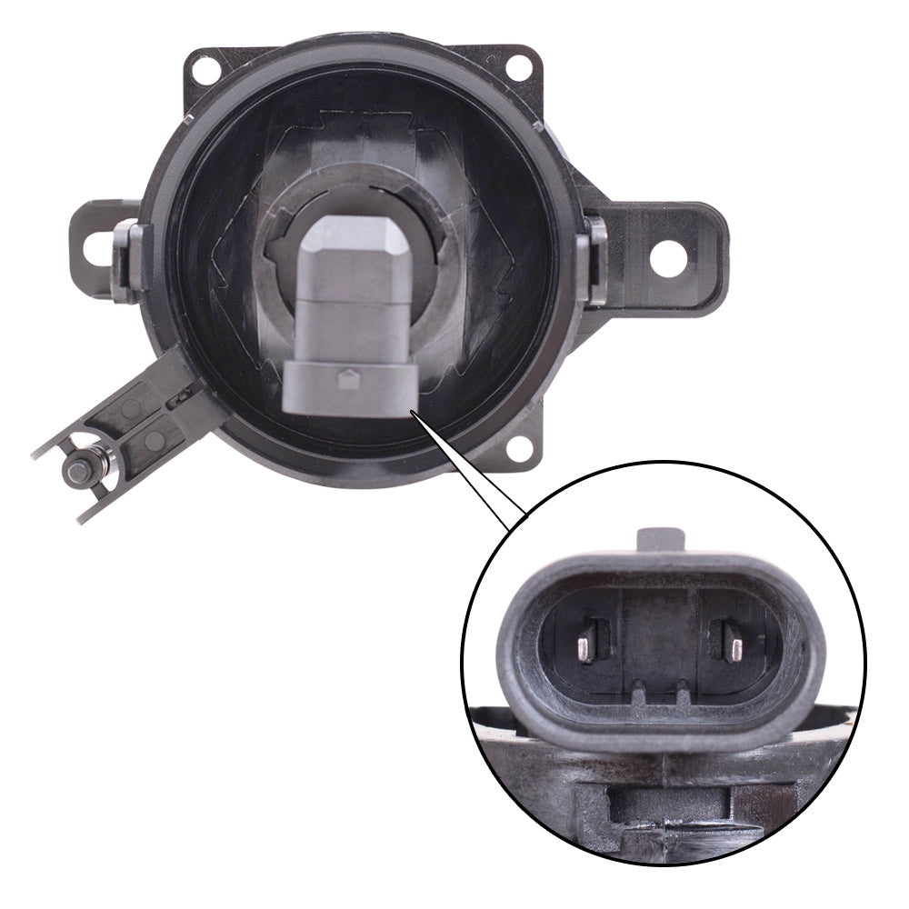 Brock Replacement Driver and Passenger Set Fog Lights Compatible with SRX Malibu & Limited SS 94708773 94708774