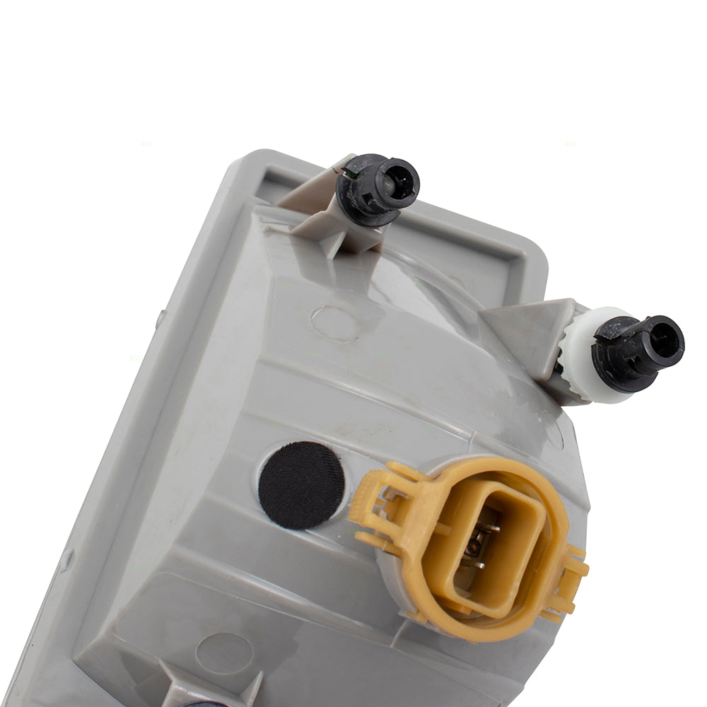 Brock Replacement Driver & Passenger Side Rectangle Fog Light Assemblies Compatible with 2007-2015 Silverado 1500/ 2007-2014 Silverado 2500/3500 & 2007-2013 Avalanche/ 2007-2015 Suburban/Tahoe