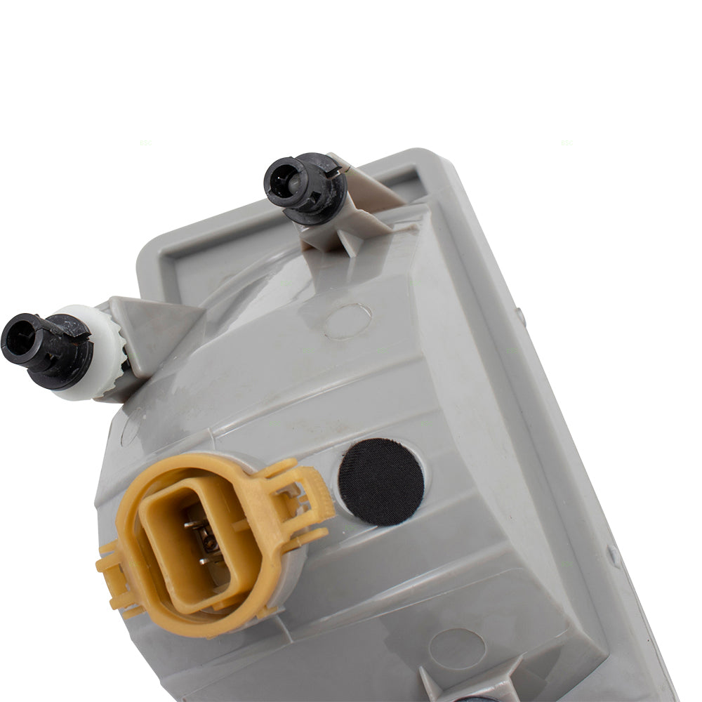 Brock Replacement Passenger Side Rectangle Fog Light Assembly Compatible with 2007-2015 Silverado 1500/ 2007-2014 Silverado 2500/3500 & 2007-2013 Avalanche/ 2007-2015 Suburban/Tahoe