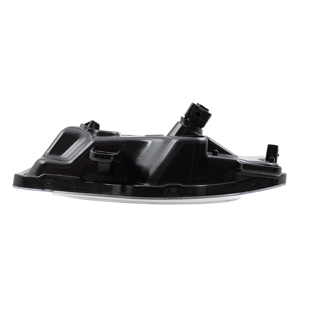 Brock Replacement Driver and Passenger Set Fog Lights Compatible with 16-18 Sierra 1500 19 1500 Limited Pickup