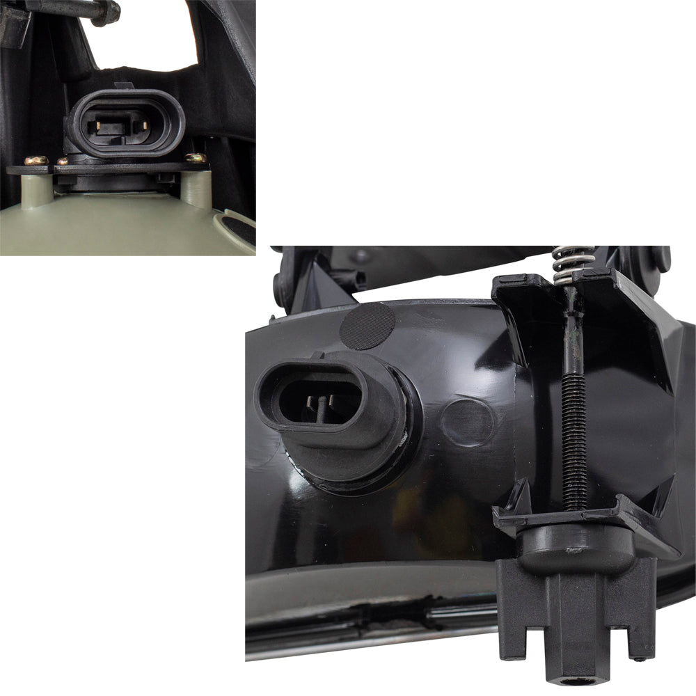 Headlights with Fog Lamps Compatible with 2000-2006 Tahoe Suburban 1999-2002 Silverado Pickup Truck