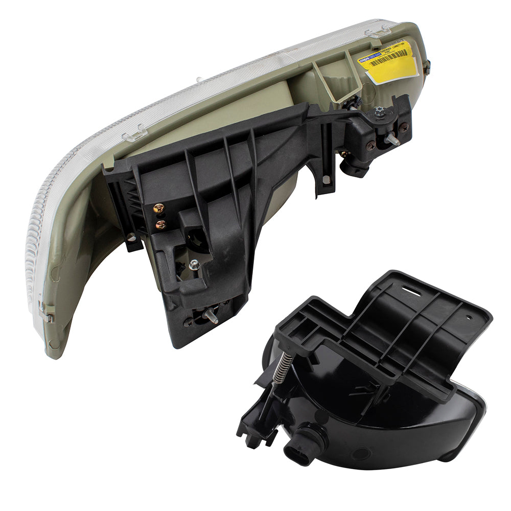 Headlights with Fog Lamps Compatible with 2000-2006 Tahoe Suburban 1999-2002 Silverado Pickup Truck