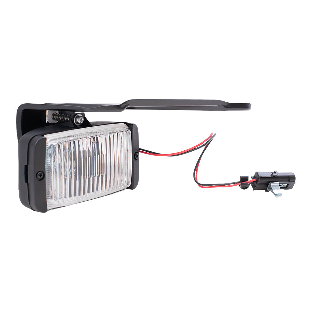 Brock Replacement Driver and Passenger Set Fog Lights Compatible with 1988-1998 C/K C1500 C2500 C3500 K1500 K2500 Pickup Truck