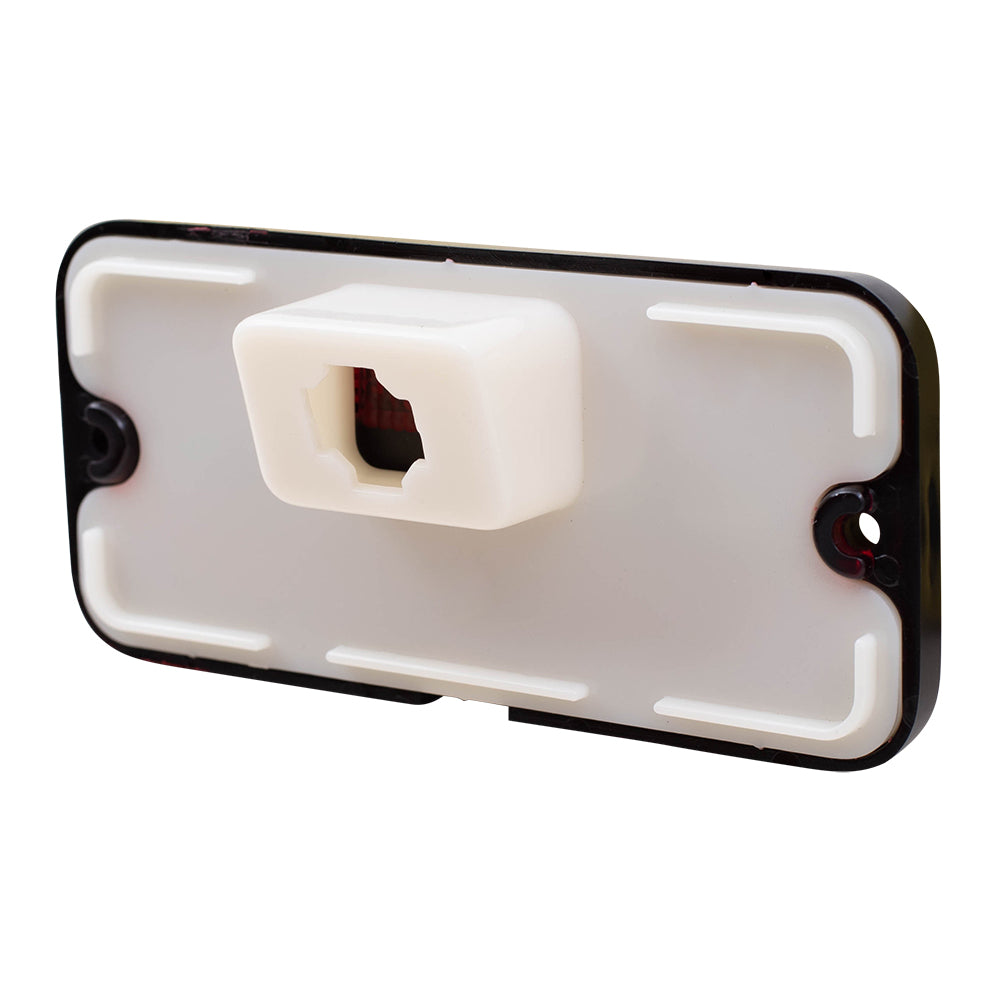 Brock Replacement Rear Signal Side Marker Light Compatible with 1970-1972 C/K Suburban Pickup Truck 911311