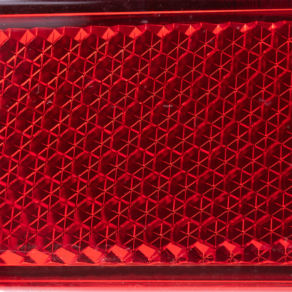 Brock Replacement Driver and Passenger Set Rear Bumper Reflector Lights Compatible with Acadia Outlook SRX Traverse 25881881 25881882