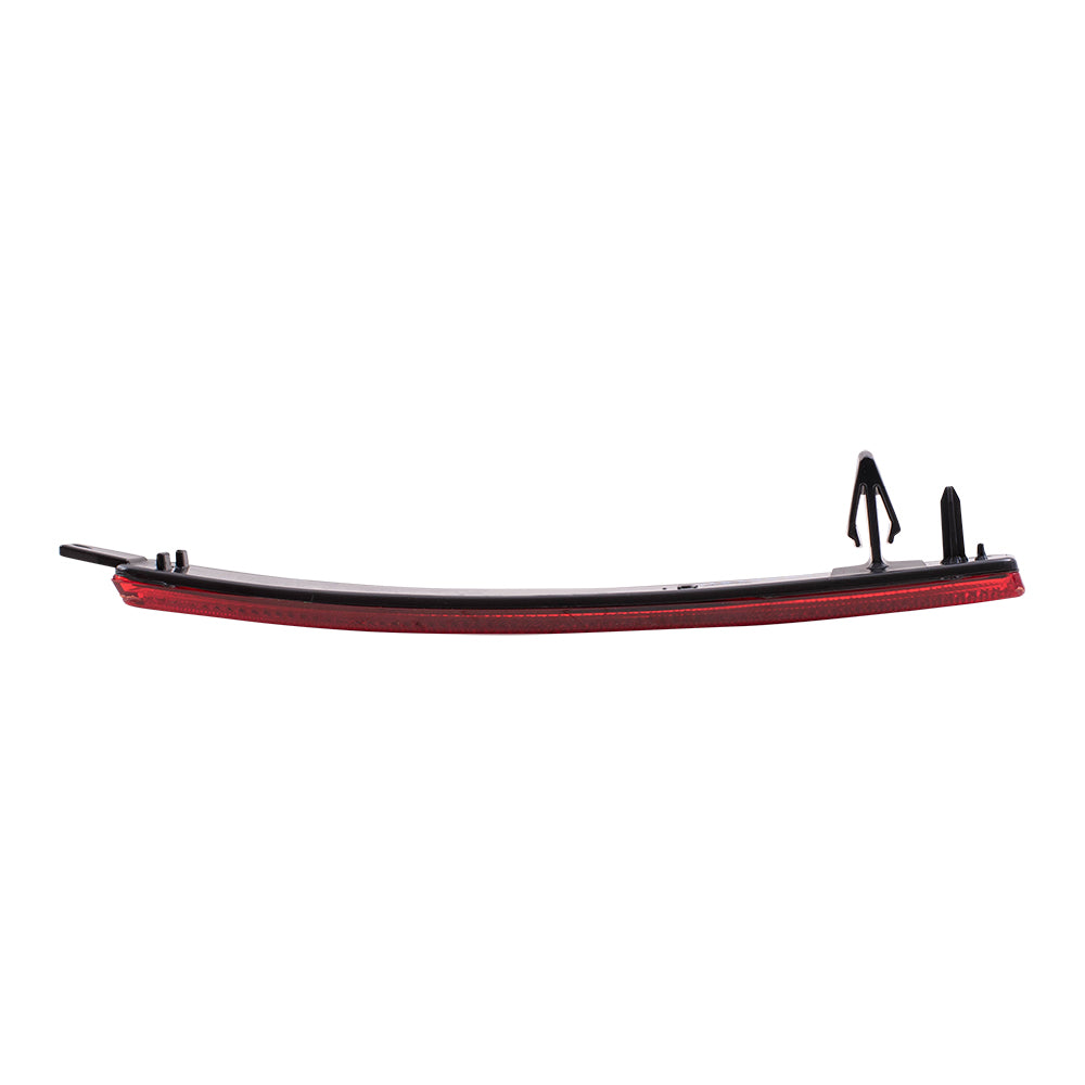 Brock Replacement Passenger Rear Bumper Reflector Light Compatible with Acadia Outlook SRX Traverse 25881882 2831100