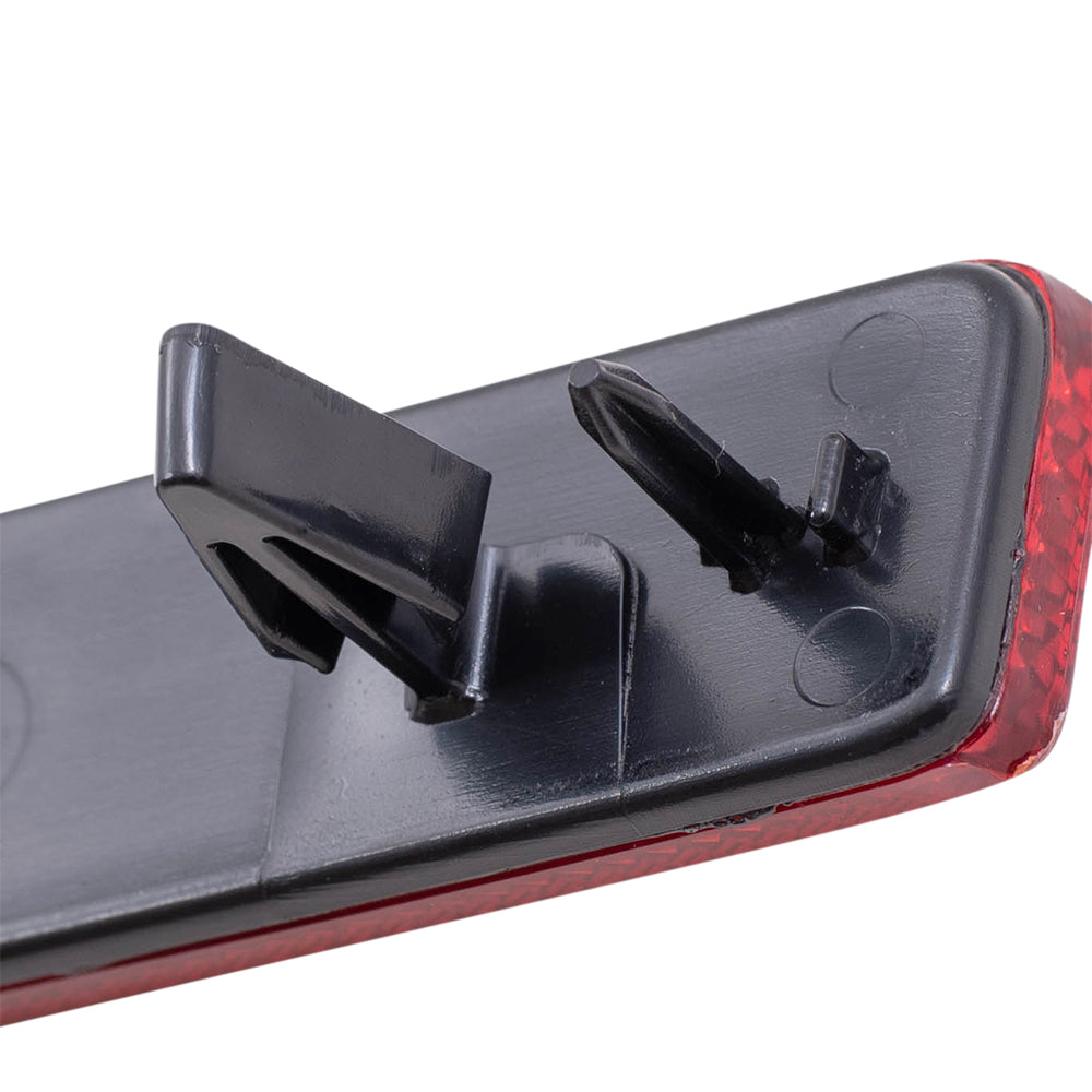 Brock Replacement Passenger Rear Bumper Reflector Light Compatible with Acadia Outlook SRX Traverse 25881882 2831100