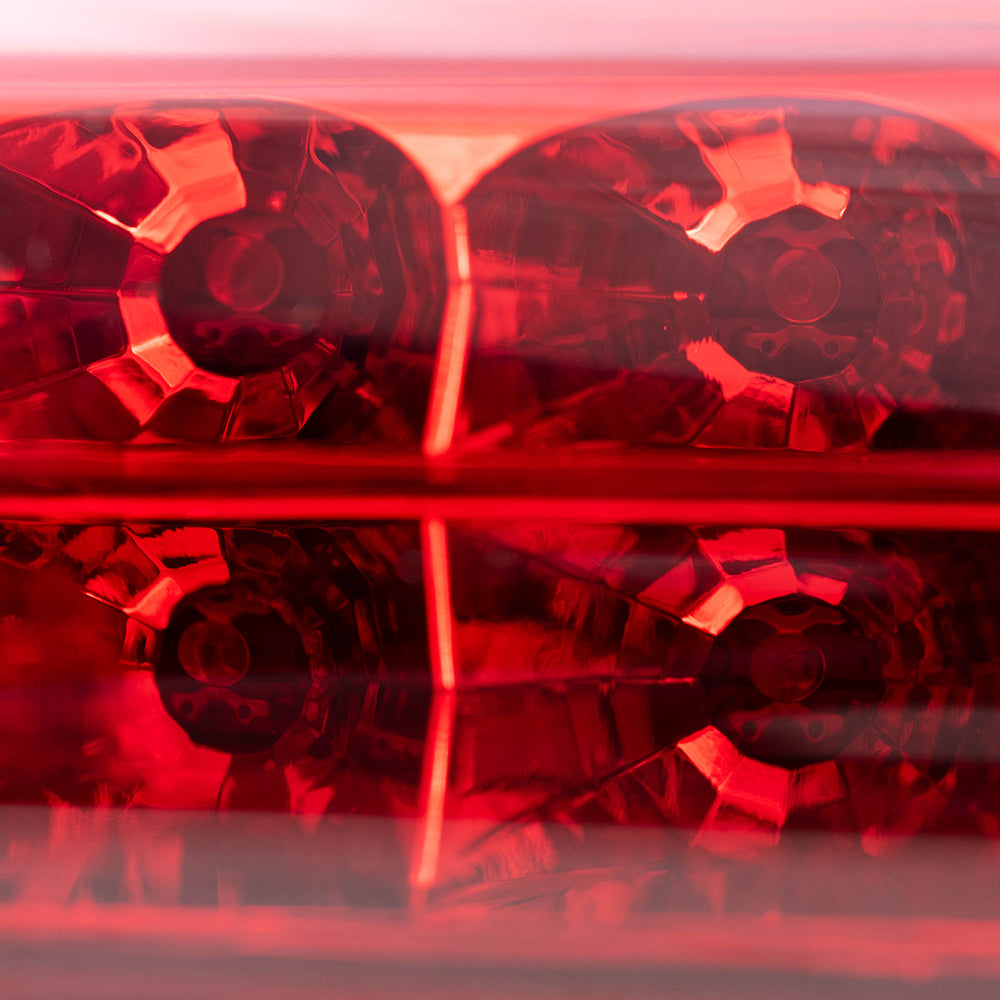 Brock Replacement Third 3rd Brake CHMSL Center High Mount Stop Light Performance Lamp with Red & Clear Lens Compatible with 99-06 Silverado Sierra Pickup Truck