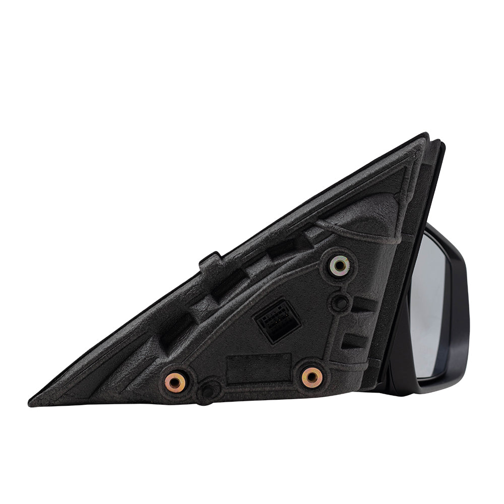 Brock Replacement Set Power Side Door Mirrors Textured Compatible with 2016-2019 Malibu