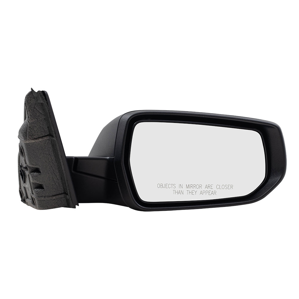 Brock Replacement Passenger Power Side Door Mirror Textured Compatible with 2016-2019 Malibu