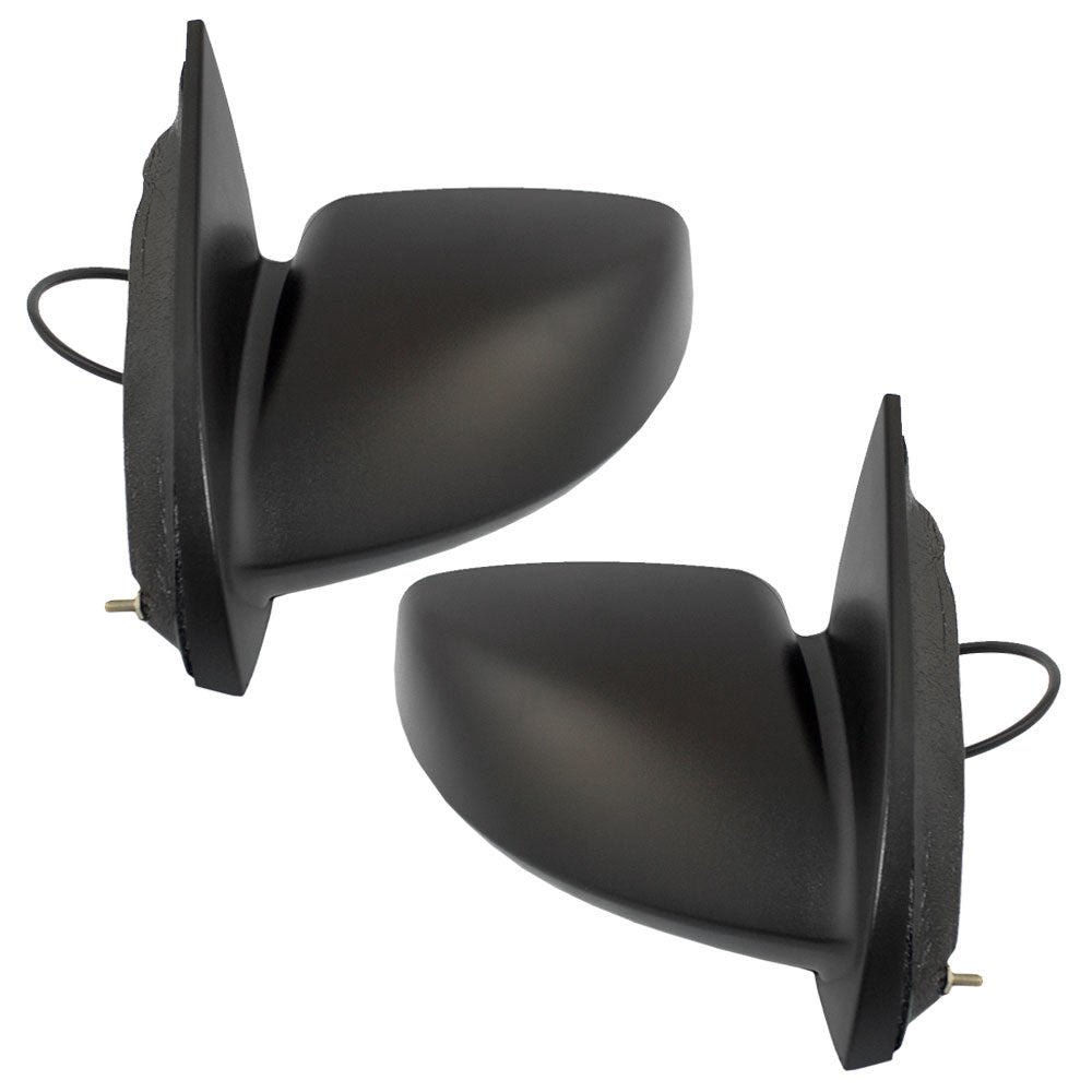 Brock Replacement Driver and Passenger Set Power Side Door Mirrors Compatible with 2003-2007 Ion Coupe 10363818 10363819