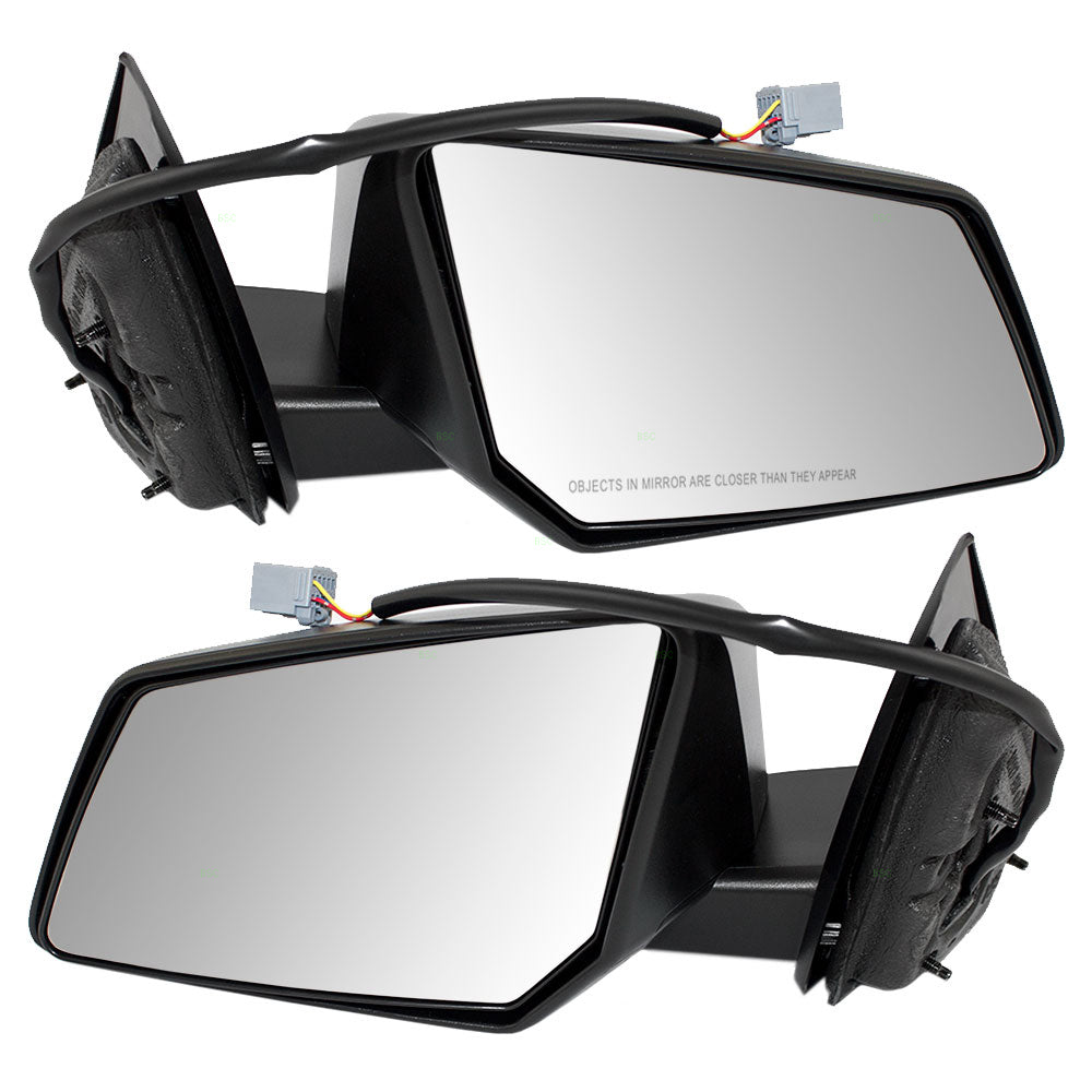 Brock Replacement Driver and Passenger Set Power Side Door Mirrors Compatible with Traverse Acadia/Acadia Limited Outlook 23453775 23453776