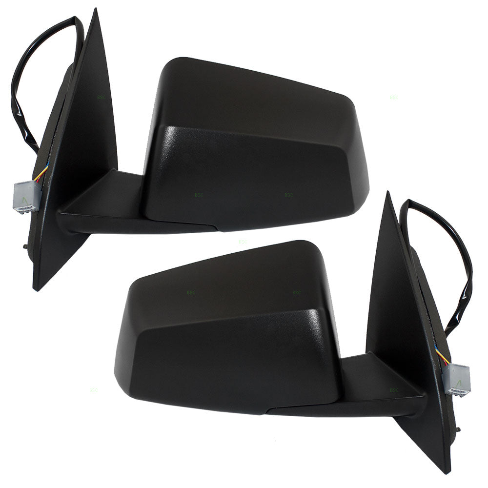 Brock Replacement Driver and Passenger Set Power Side Door Mirrors Compatible with Traverse Acadia/Acadia Limited Outlook 23453775 23453776