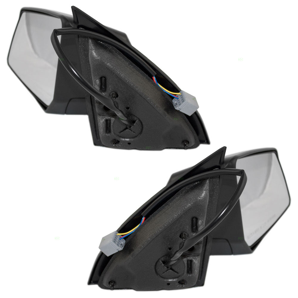Brock Replacement Driver and Passenger Set Power Side Door Mirrors Compatible with Traverse Acadia/Acadia Limited Outlook 23453775 23453776