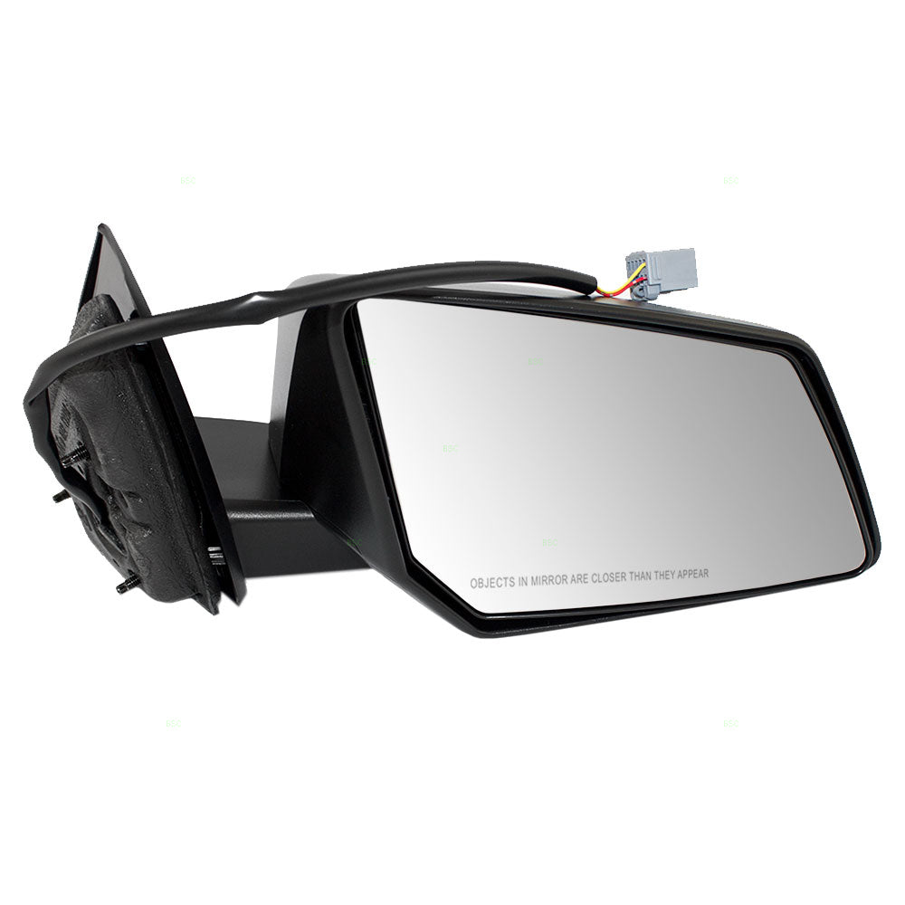 Brock Replacement Passenger Power Side Door Mirror Textured Compatible with Traverse Acadia/ Limited Traverse 23453776