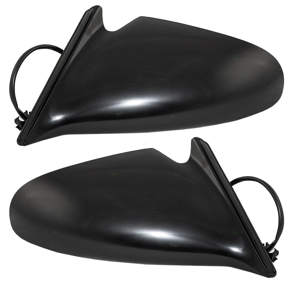 Brock Replacement Driver and Passenger Set Power Side Door Mirrors Compatible with 1995-2001 Lumina 10250889 10250888