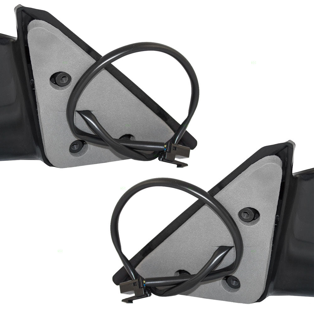 Brock Replacement Driver and Passenger Set Power Side Door Mirrors Compatible with 1995-2001 Lumina 10250889 10250888