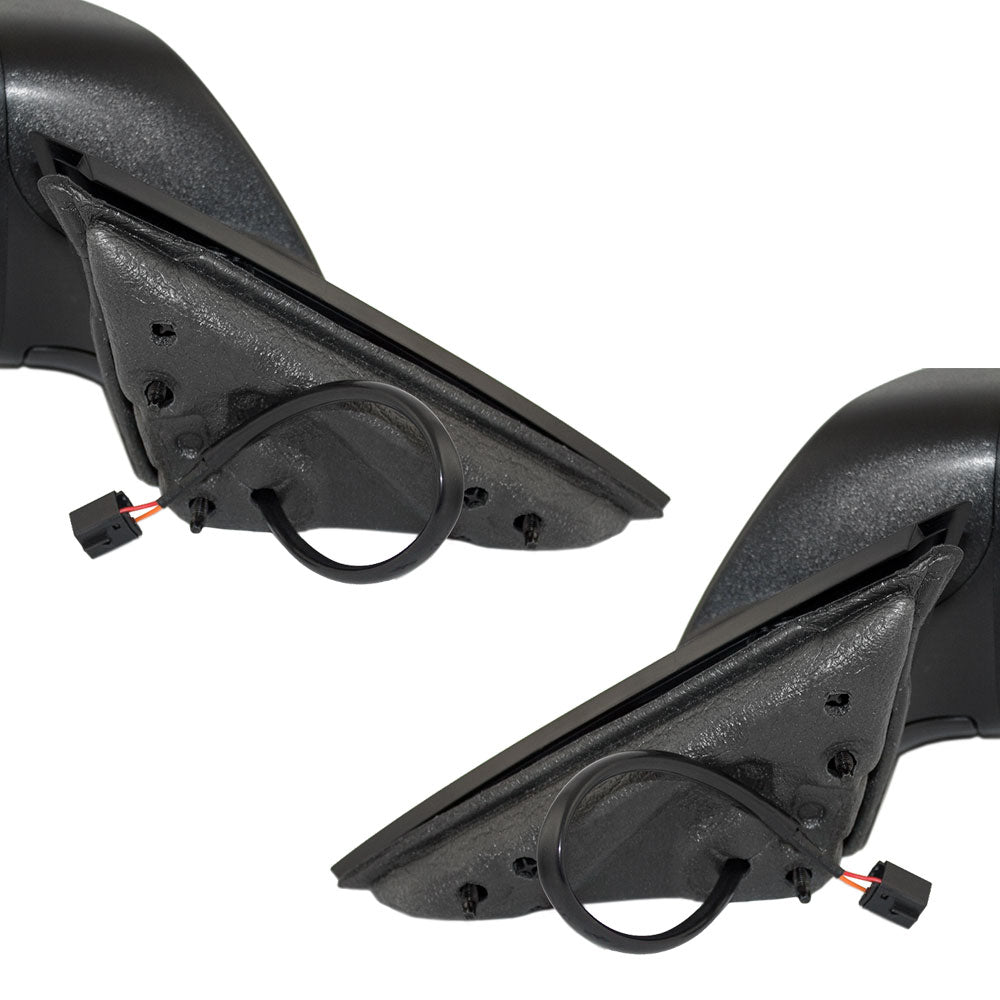 Brock Replacement Driver and Passenger Set Power Side Door Mirrors Compatible with Malibu Aura 20893859 20893858