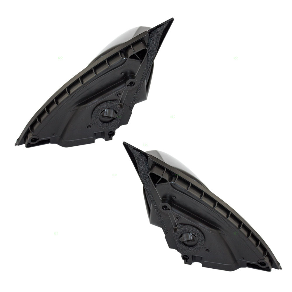 Brock Replacement Driver and Passenger Set Power Side Door Mirrors Ready-to-Paint Compatible with G8 Caprice 92194048 92214581