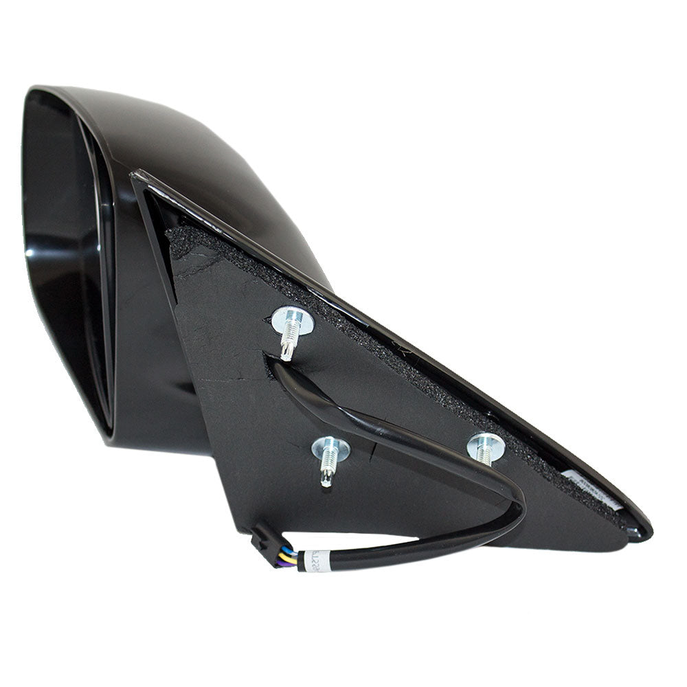 Brock Replacement Driver Power Side Door Mirror with Twin Post Compatible with 1999-2003 Grand Am 22613585