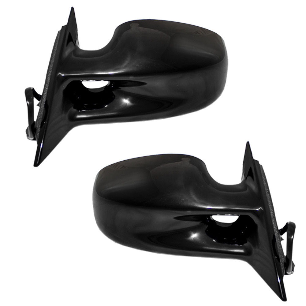 Brock Replacement Driver and Passenger Set Power Side Door Mirrors Compatible with 1997-2003 Grand Prix 10312053 10312052