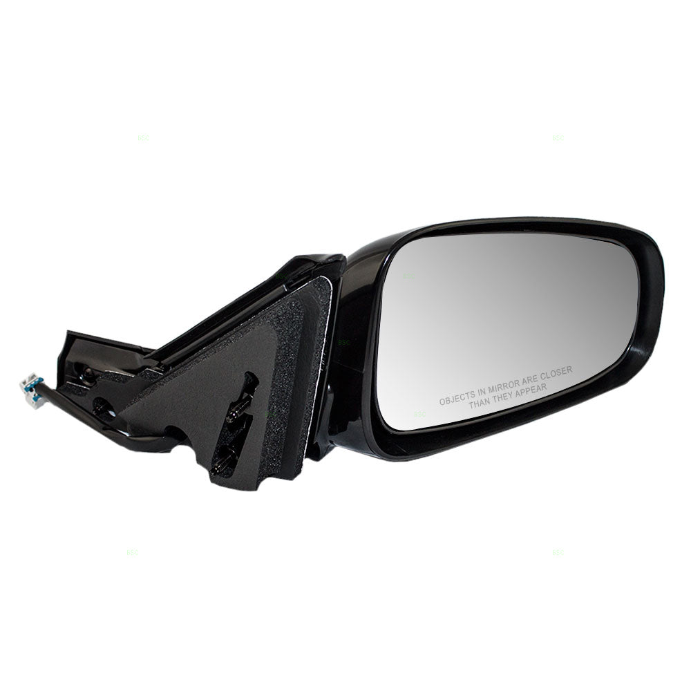 Brock Replacement Passenger Side Power Mirror Paint to Match Black without Heat Compatible with 2000-2005 Impala 10331492 10331491