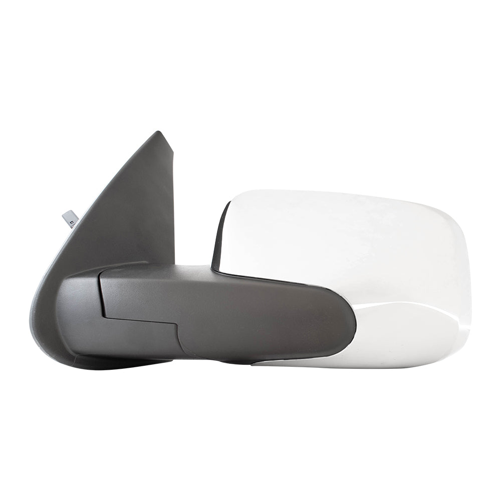 Brock Replacement Driver and Passenger Set Power Side Door Mirrors Bright Chrome Covers Compatible with 2006 2011 HHR 20923831 20923830