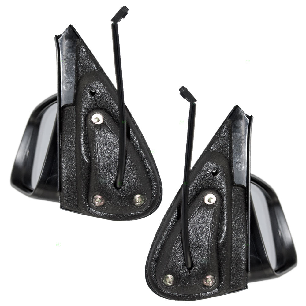 Brock Replacement Driver and Passenger Set Power Side Door Mirrors with Textured Covers Compatible with 2006-2011 HHR 20923833 20923832