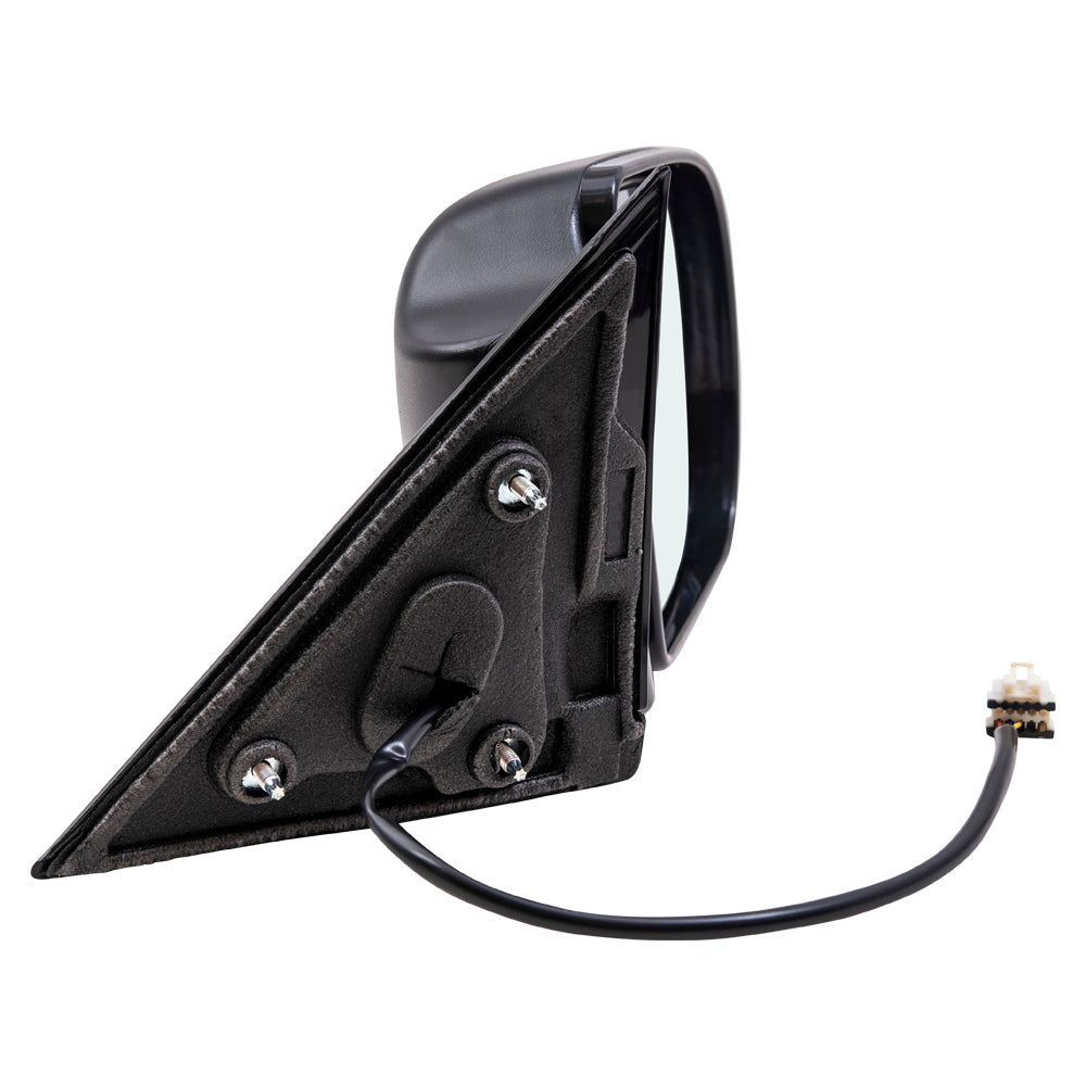 Brock Replacement Driver and Passenger Set Power Side Door Mirrors with Plastic Base Compatible with Blazer Jimmy Bravada Envoy S10 Pickup Sonoma