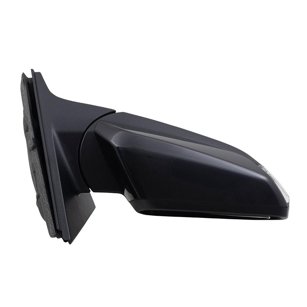 Brock Replacement Set Power Side Door Mirrors Heated Signal Compatible with 2016-2019 Malibu