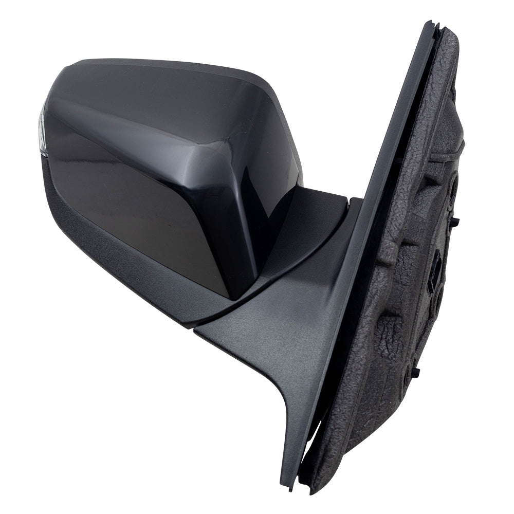 Brock Replacement Set Power Side Door Mirrors Heated Signal Compatible with 2016-2019 Malibu