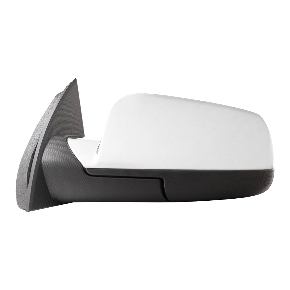 Brock Replacement Driver Chrome Power Heated Mirror Compatible with 2015-2017 Equinox Terrain 23467320