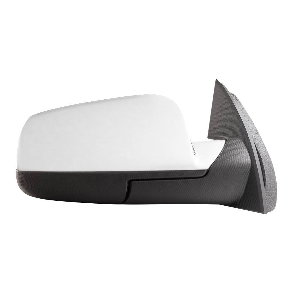 Brock Replacement Passenger Chrome Power Heated Mirror Compatible with 2015-2017 Equinox Terrain 23467321