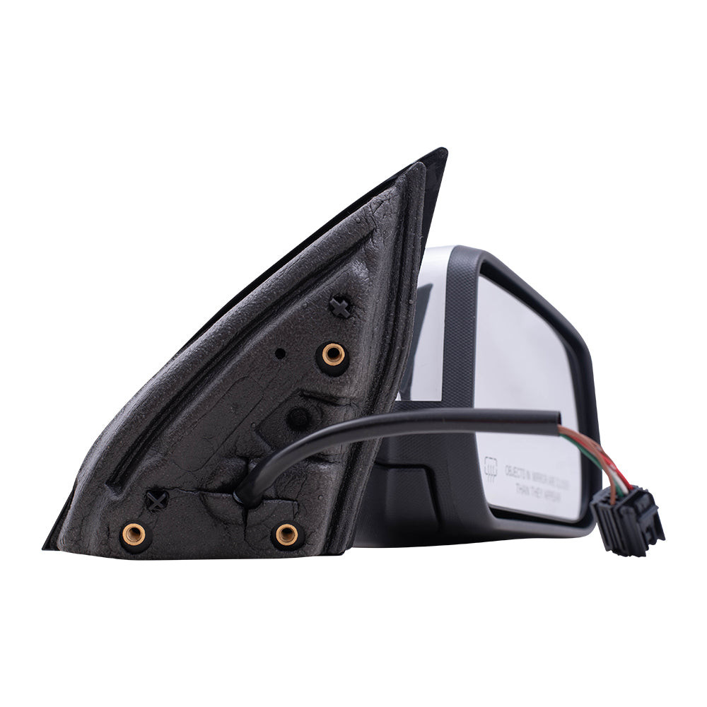 Brock Replacement Passenger Chrome Power Heated Mirror Compatible with 2015-2017 Equinox Terrain 23467321