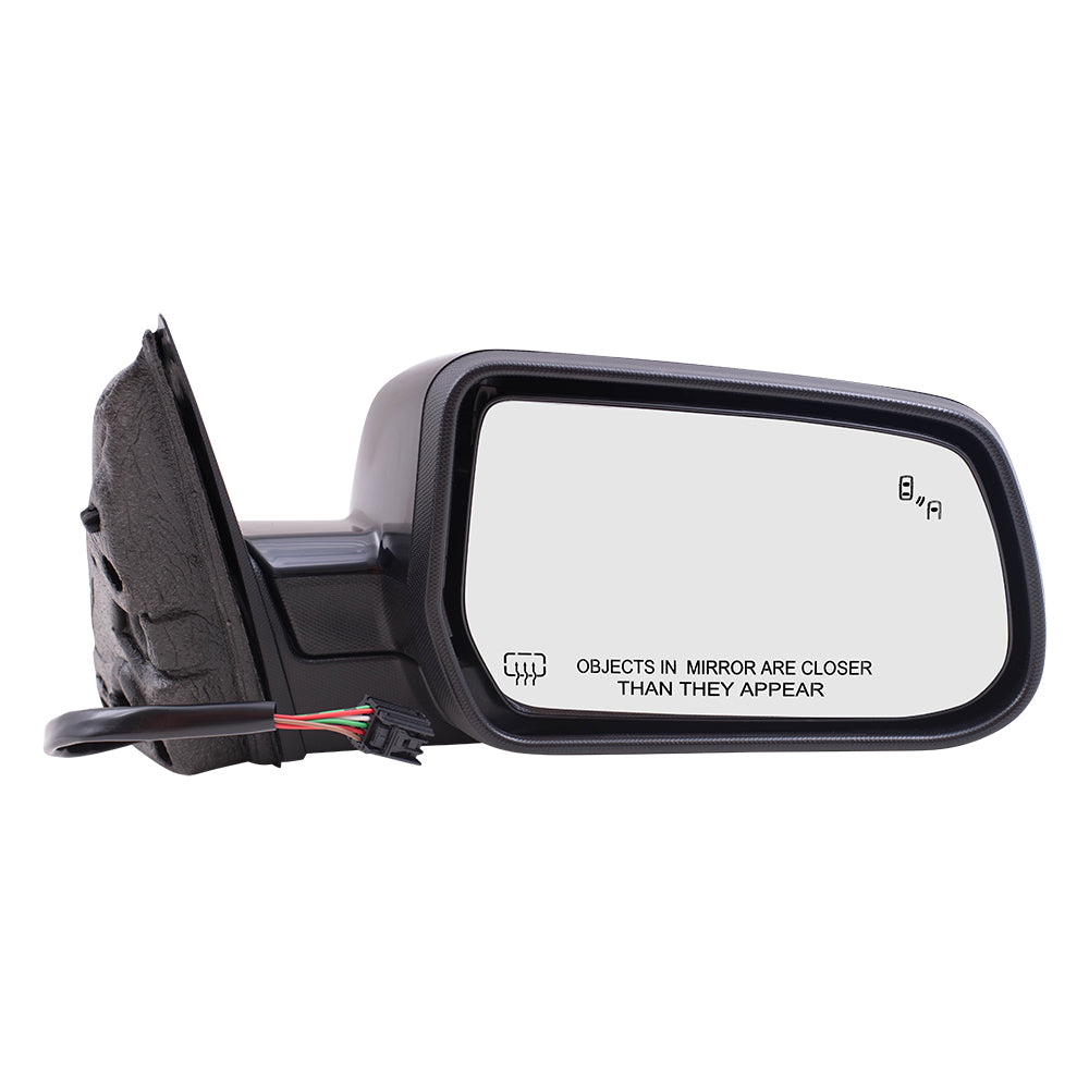 Brock Replacement Driver and Passenger Heated Memory Blind Spot Detection Mirrors Compatible with 16-17 Equinox 15-17 Terrain 23219864 23219865